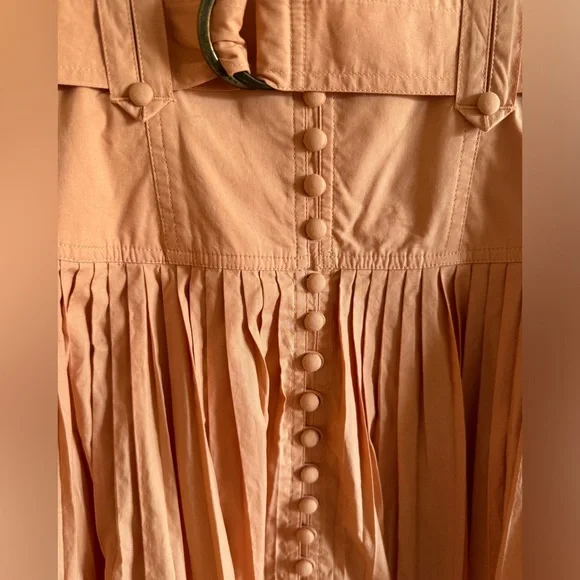Ulla Johnson Peach Midi Dress - Picture 4 of 10